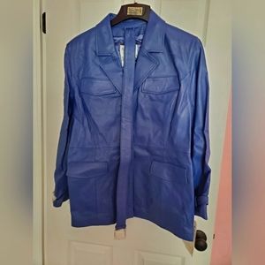 Pamela McCoy leather suit